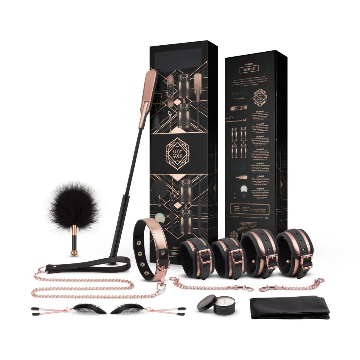 Rosy Gold Nouveau – Luxury 9-Piece BDSM Set > Bondage Gear > Bondage Kits - Tophatter Daily Deals