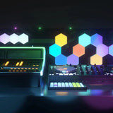 7-Panel RGB Hexagon Lights Kit Indoor Lighting - Tophatter Daily Deals