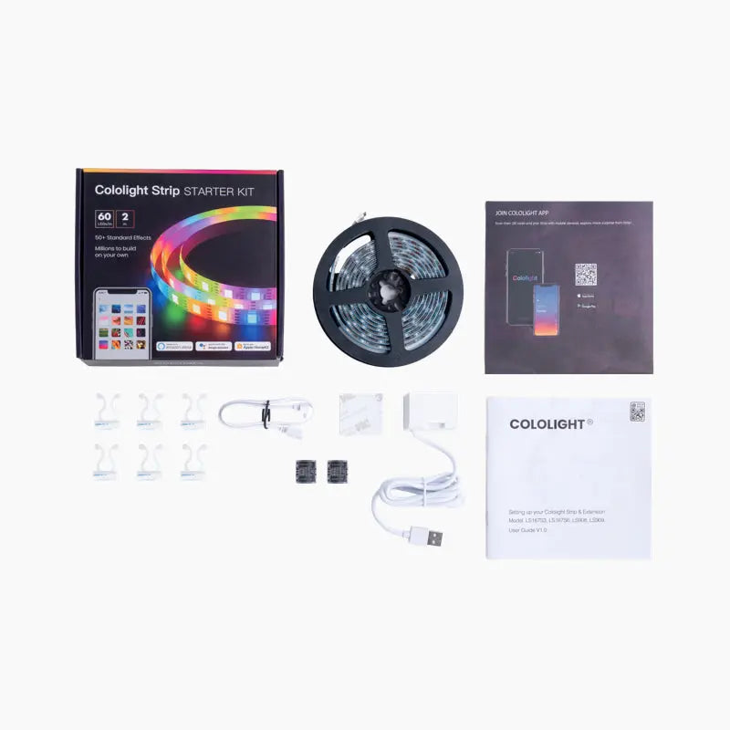 RGB Light Strip Kit Indoor Lighting - Tophatter Daily Deals