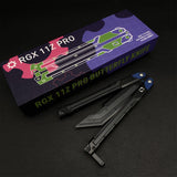 RGX Knife Metal Blunt Blade RGX Butterfly Knife Trainer Game Knife Replica - Tophatter Daily Deals