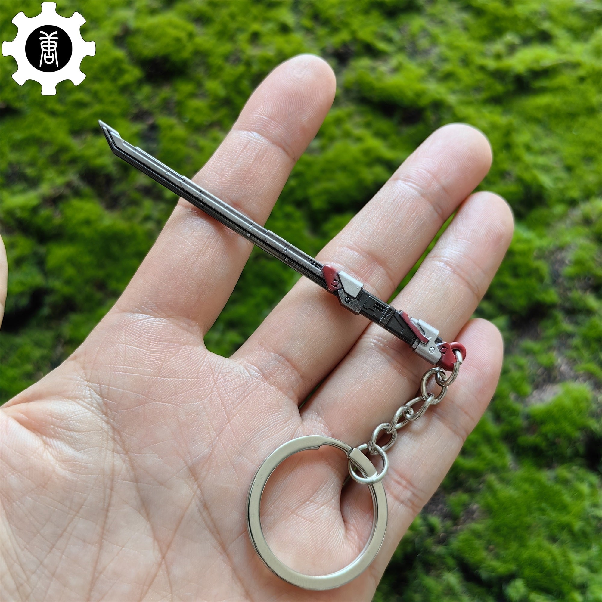 Metal RGX Blade Tiny KeyChain Pendant RGX Blade Red - Tophatter Daily Deals