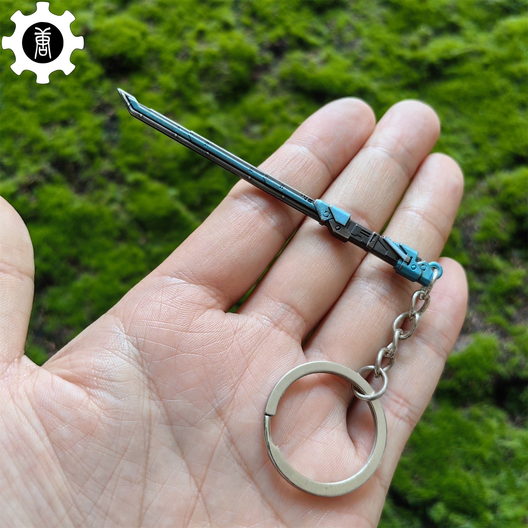 Metal RGX Blade Tiny KeyChain Pendant RGX Blade Blue - Tophatter Daily Deals