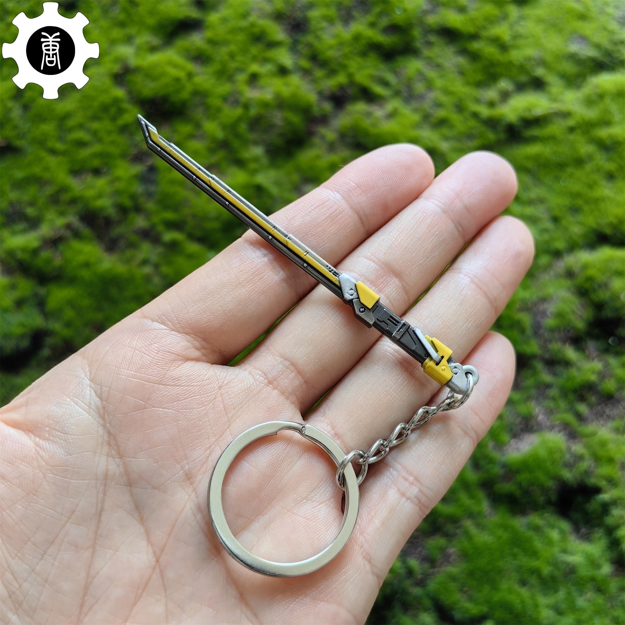 Metal RGX Blade Tiny KeyChain Pendant RGX Blade Yellow - Tophatter Daily Deals