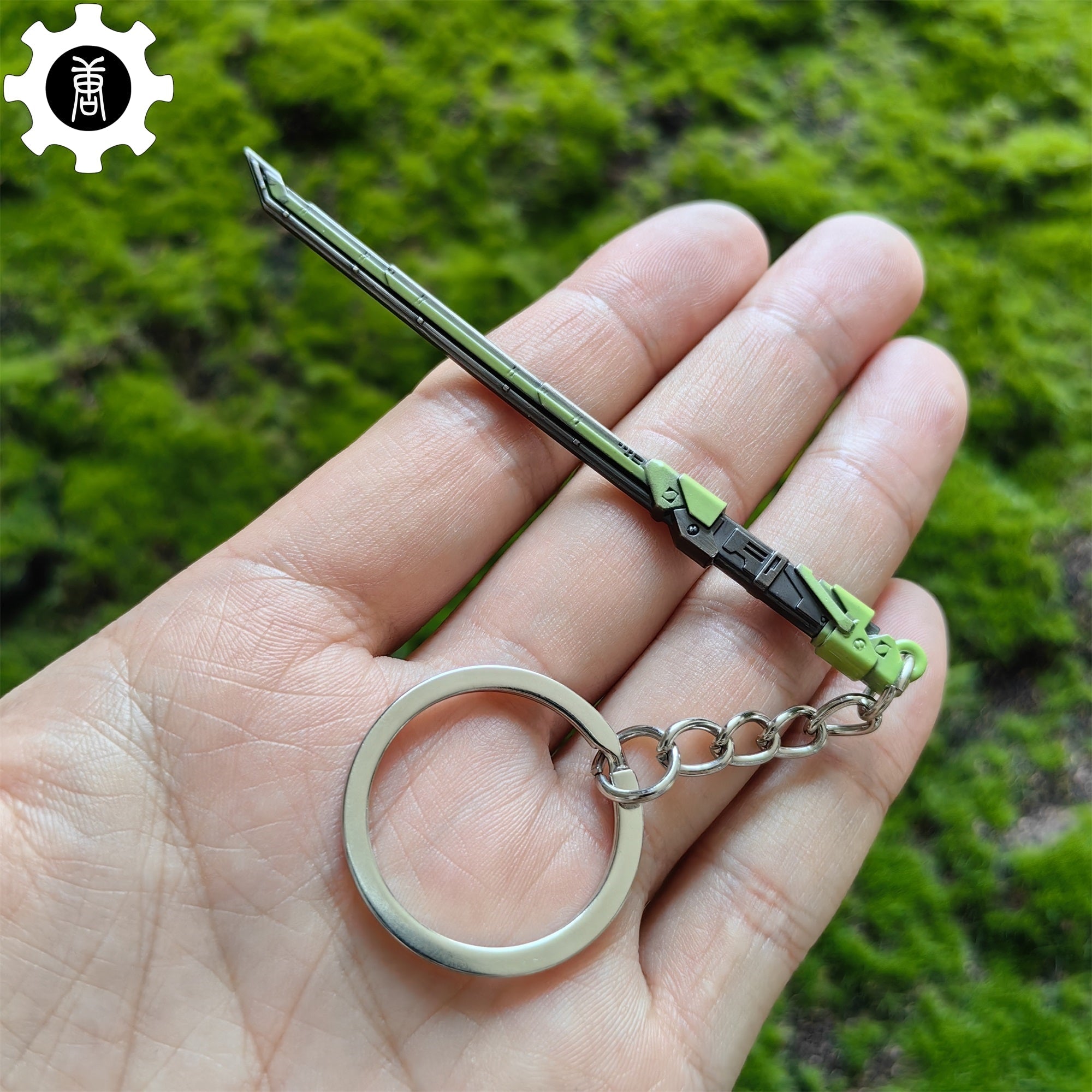 Metal RGX Blade Tiny KeyChain Pendant RGX Blade Green - Tophatter Daily Deals