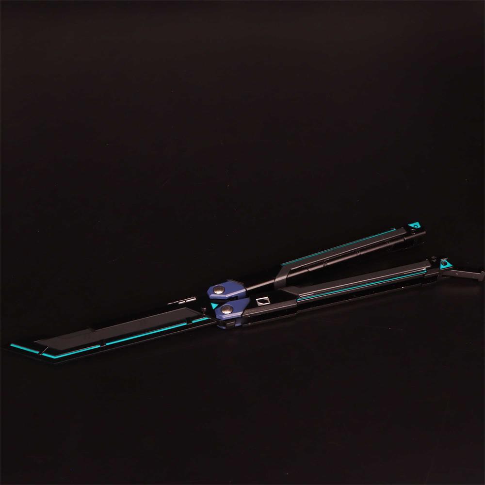 RGX Knife Metal Blunt Blade RGX Butterfly Knife Trainer Game Knife Replica - Tophatter Daily Deals