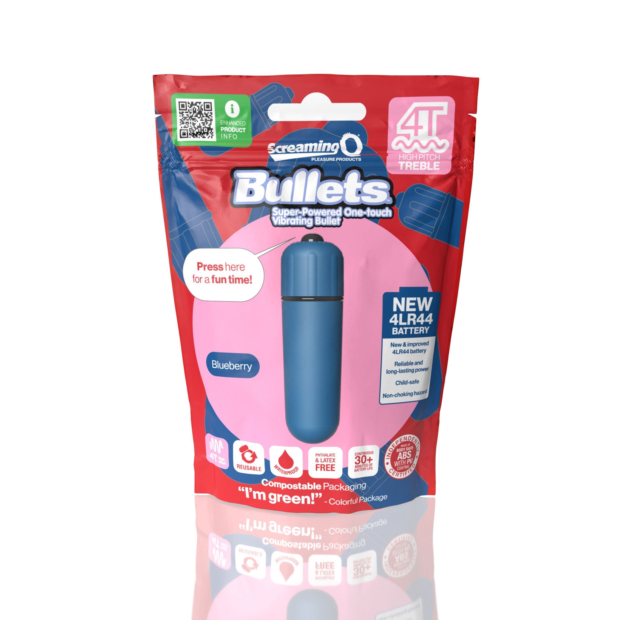 Bullets 4T High Pitch Treble (Blueberry) > Vibrators > Mini Vibrators - Tophatter Daily Deals