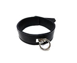 Rouge Garments Plain Black Leather Collar > Bondage Gear > Collars & Leashes - Tophatter Daily Deals