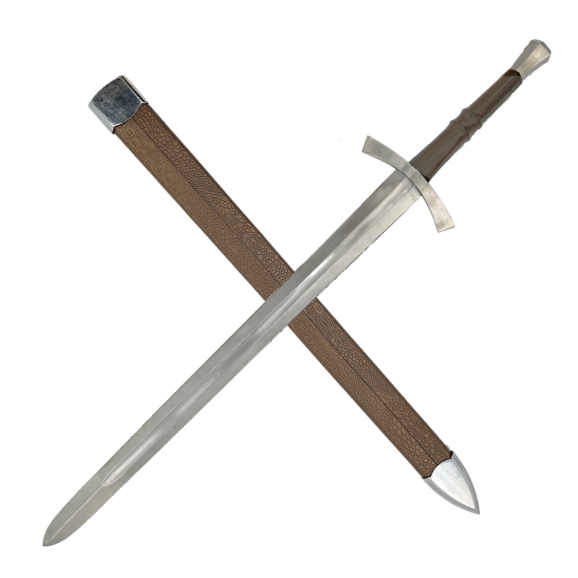 Ringing Metal 1095 High Carbon Steel Medieval Sword Swords - Tophatter Daily Deals
