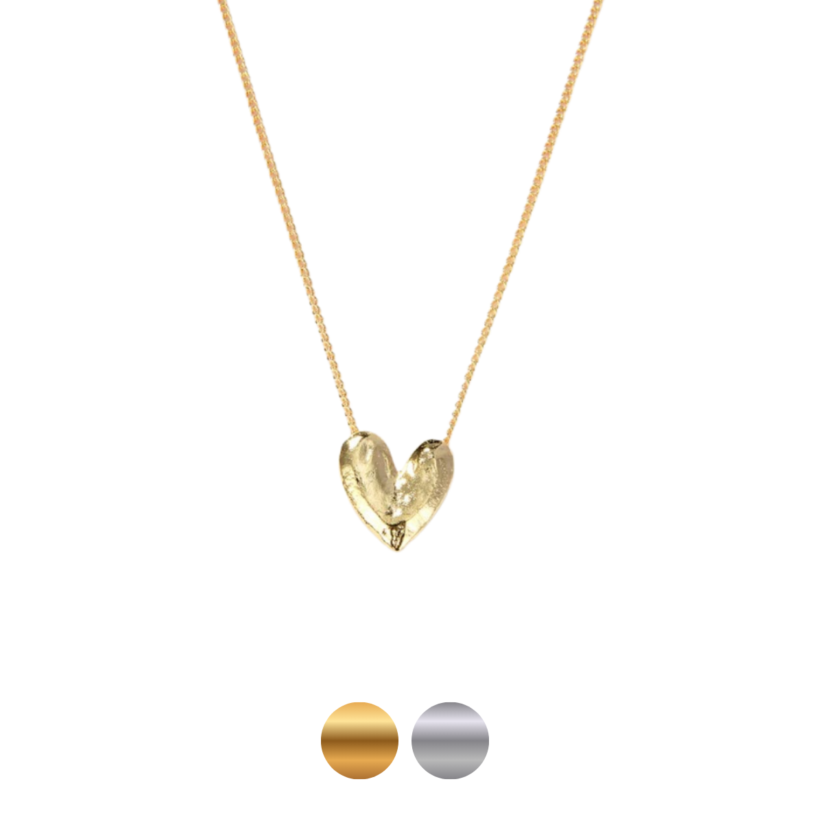 Meghan Vermeil Necklace Gold 16" 18K Gold Vermeil Necklaces - Tophatter Daily Deals