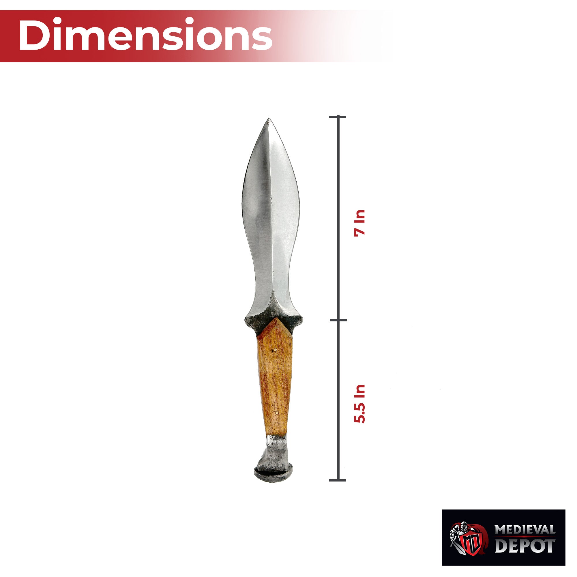 Ritualistic Rites Full Tang Carbon Steel Dagger Dagger - Tophatter Daily Deals
