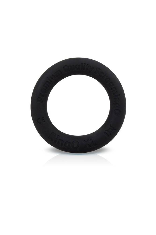 Screaming O - RingO - Ritz XL Stretchy Silicone Cock Ring - Black Sex Toy - Tophatter Daily Deals