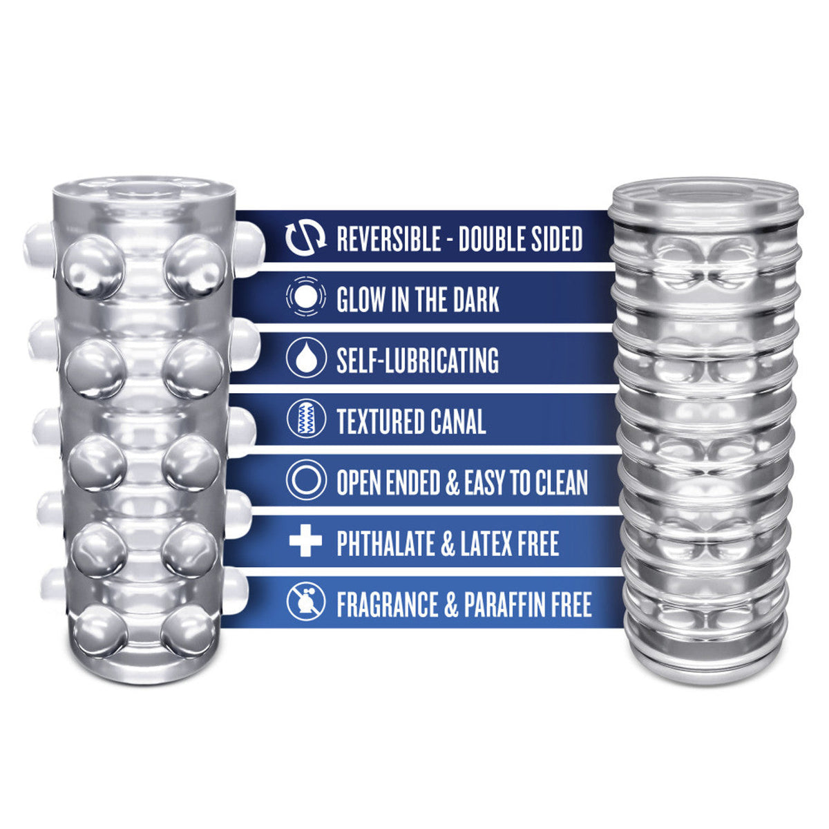 RIZE! Swich Glow in the Dark Clear Stroker - Tophatter Daily Deals
