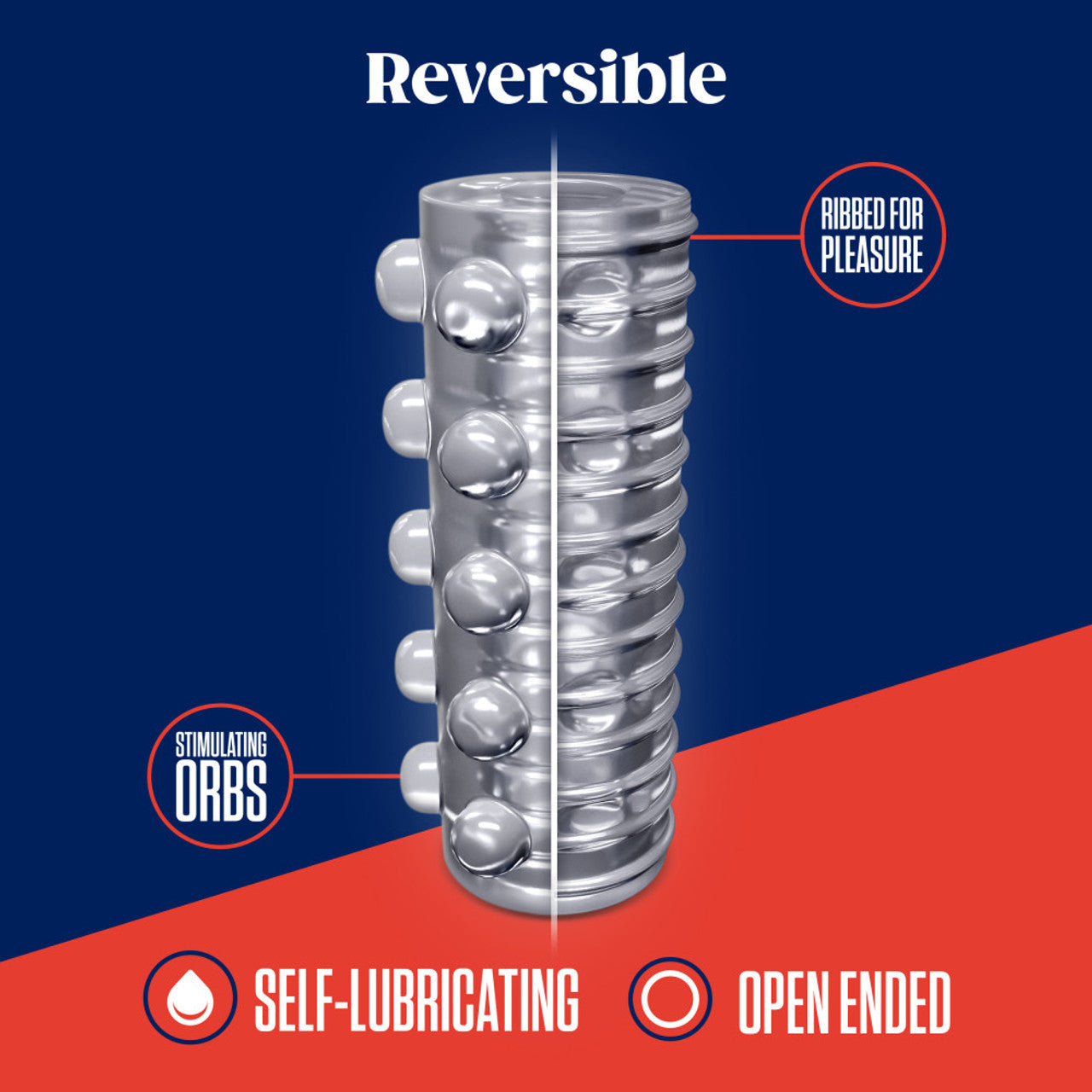 RIZE! Swich Glow in the Dark Clear Stroker - Tophatter Daily Deals