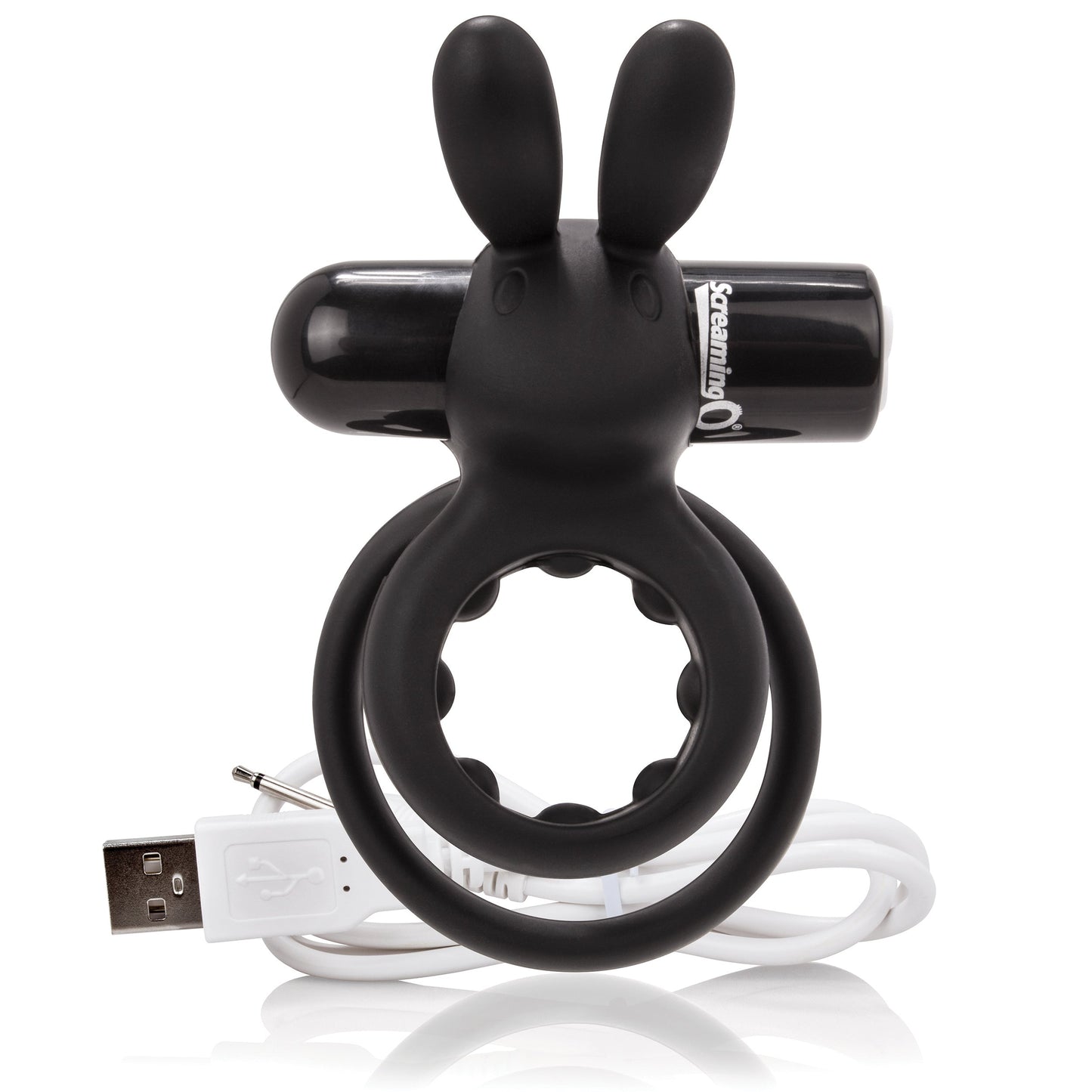 Charged Ohare – Rechargeable Double Cock Ring Rabbit Vibrator > Sex Toys > Couples Toys - Tophatter Daily Deals