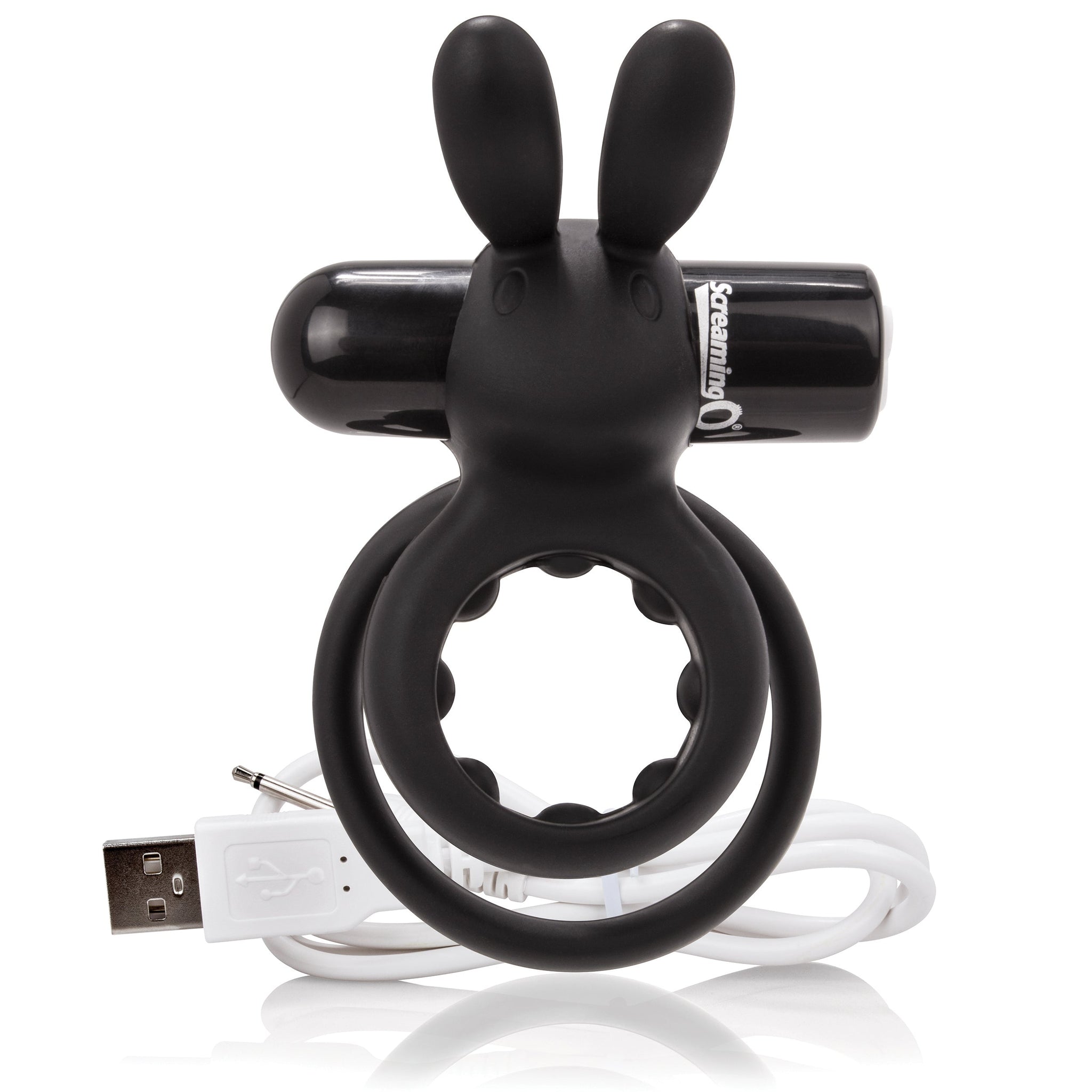 Charged Ohare – Rechargeable Double Cock Ring Rabbit Vibrator > Sex Toys > Couples Toys - Tophatter Daily Deals