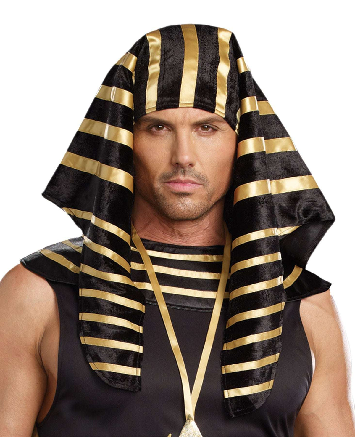 Headpiece Pharaoh Black/Gold Halloween Hats & Headpieces - Tophatter Daily Deals