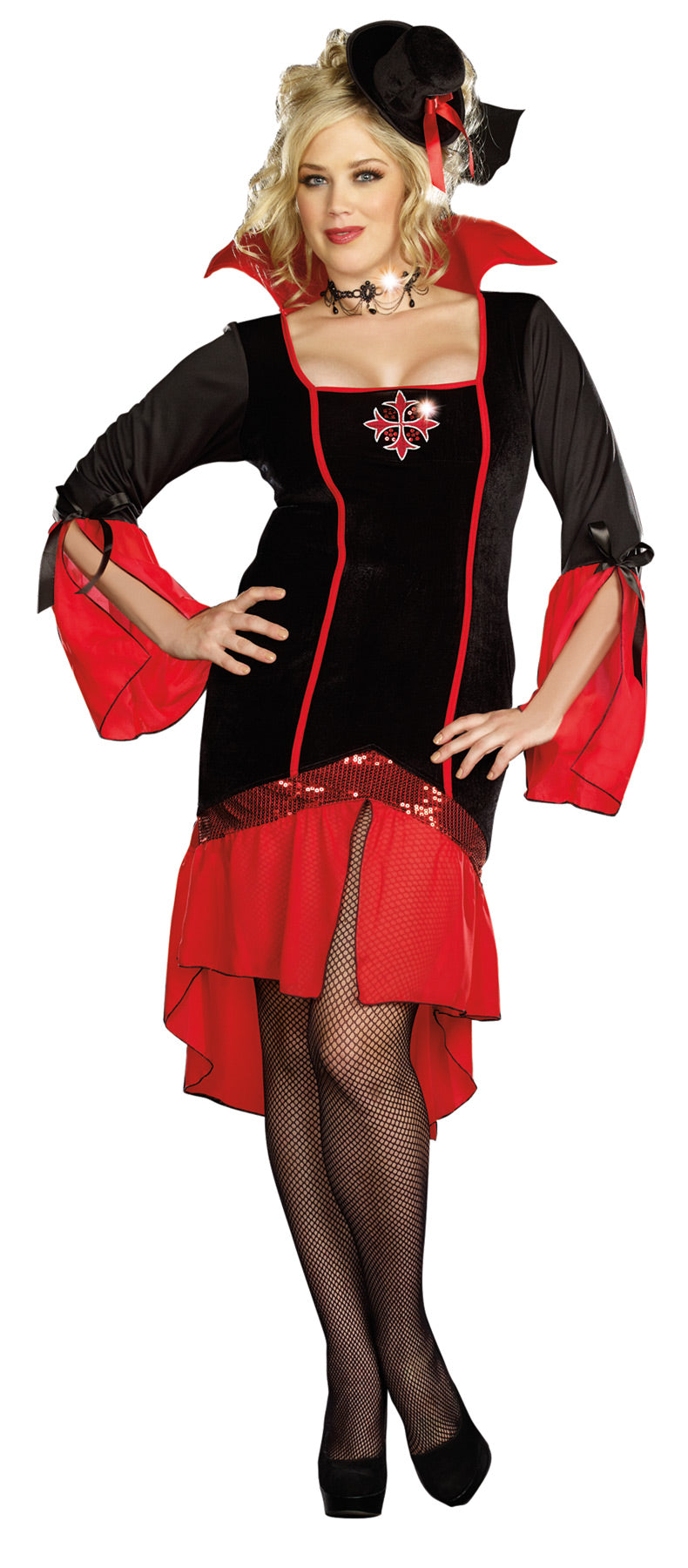 Women's Plus Size Vamps Like Us Costume Plus Size Halloween Costumes - Tophatter Daily Deals