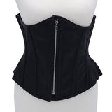 Rouge Leather Corset in Black Size Large Extra Large > Clothes > Accessories - Tophatter Daily Deals