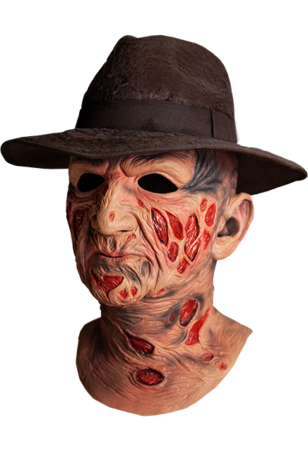 Nightmare On Elm Street - Official Deluxe Freddy Mask With Fedora Mask - Tophatter Daily Deals