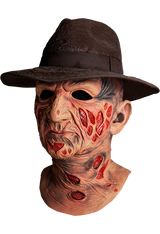 Nightmare On Elm Street - Official Deluxe Freddy Mask With Fedora Mask - Tophatter Daily Deals