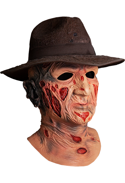 Nightmare On Elm Street - Official Deluxe Freddy Mask With Fedora Mask - Tophatter Daily Deals