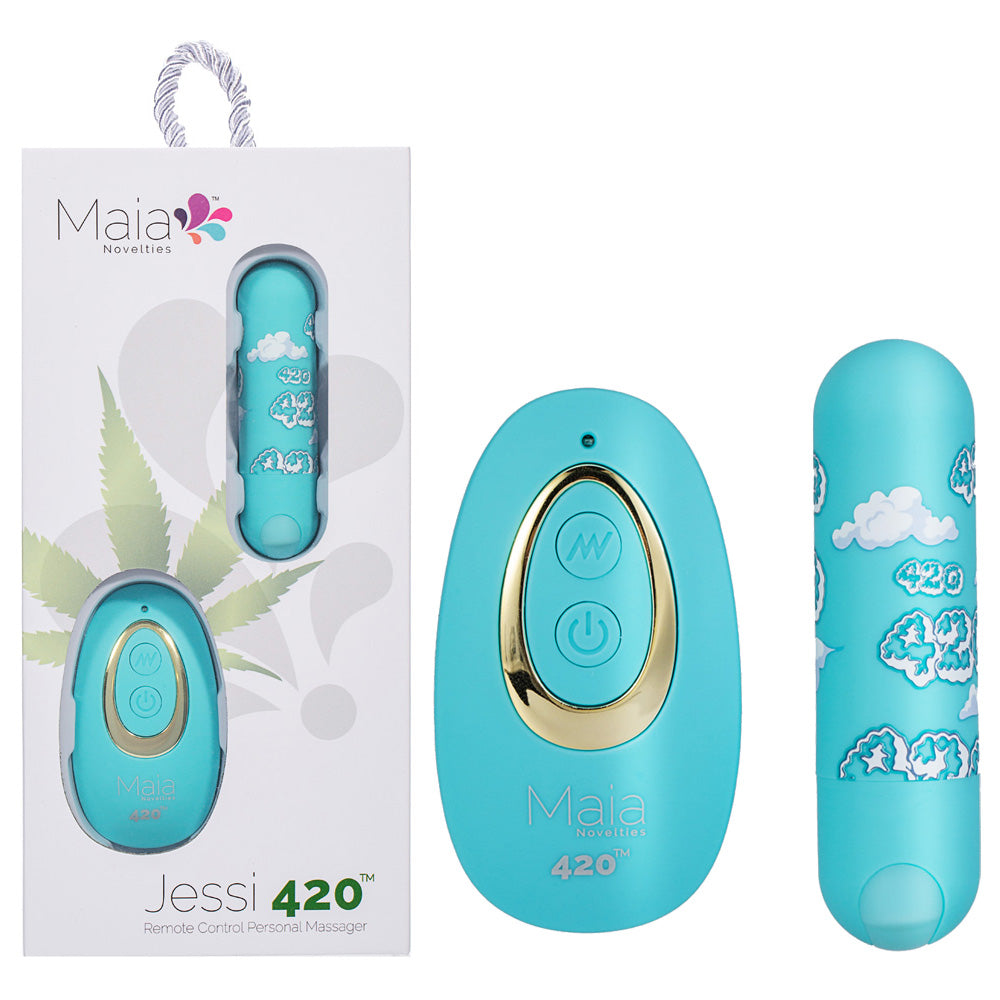 Maia JESSI 420 Remote 7.6 cm Bullet Vibrator > Vibrators > Mini Vibrators - Tophatter Daily Deals