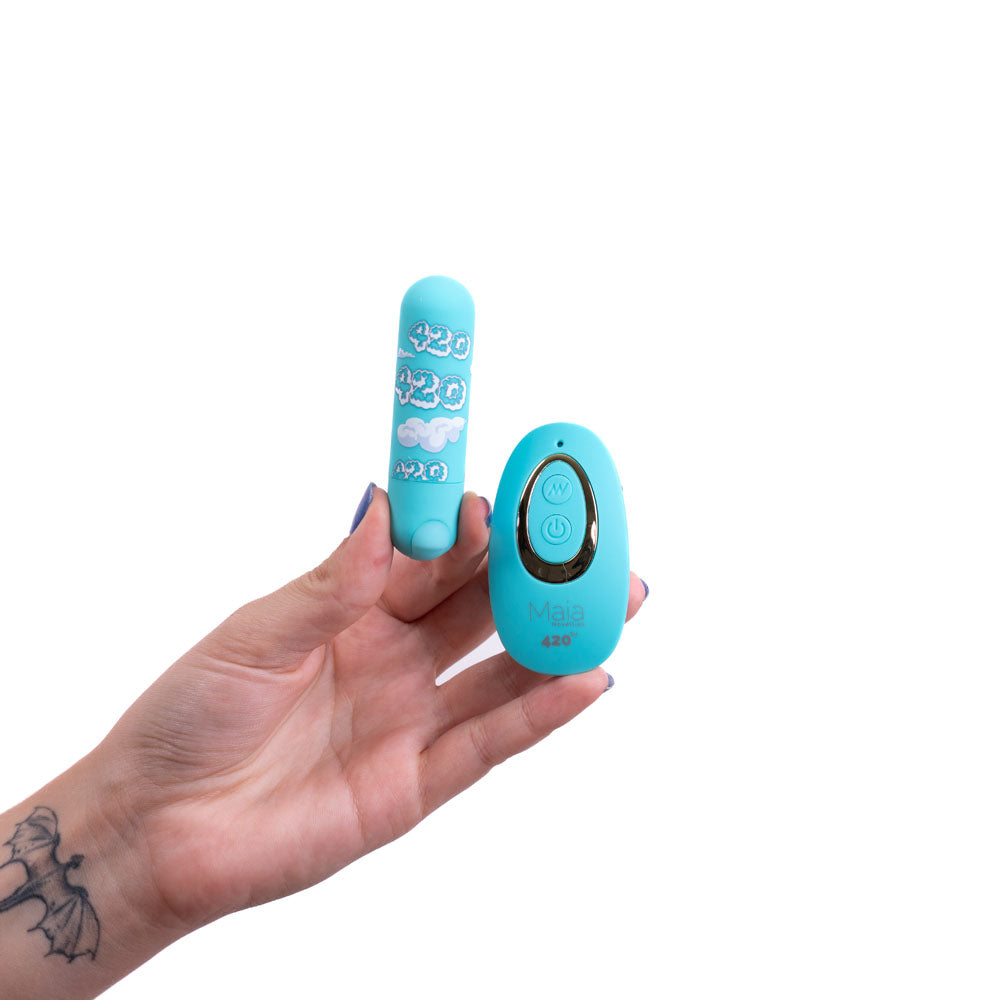 Maia JESSI 420 Remote 7.6 cm Bullet Vibrator > Vibrators > Mini Vibrators - Tophatter Daily Deals