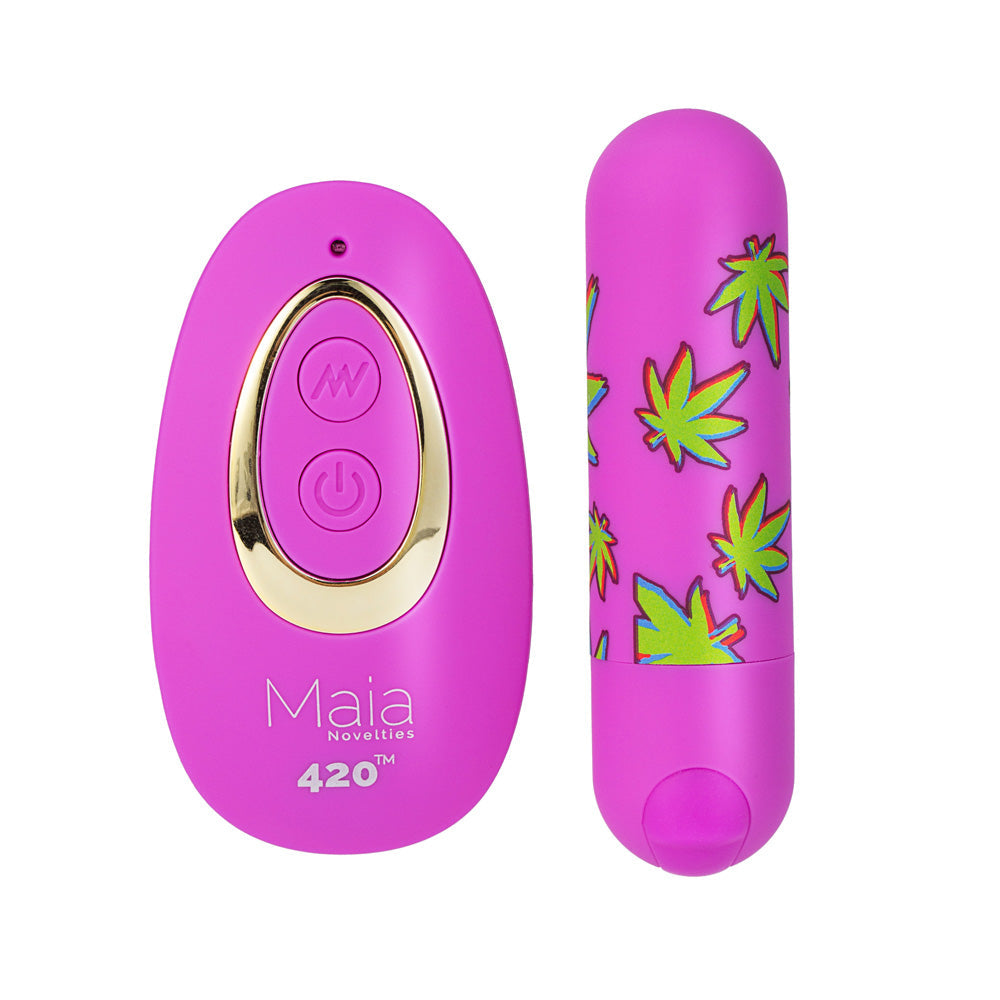 Maia JESSI 420 Remote 7.6 cm Bullet with Wireless Remote > Vibrators > Mini Vibrators - Tophatter Daily Deals