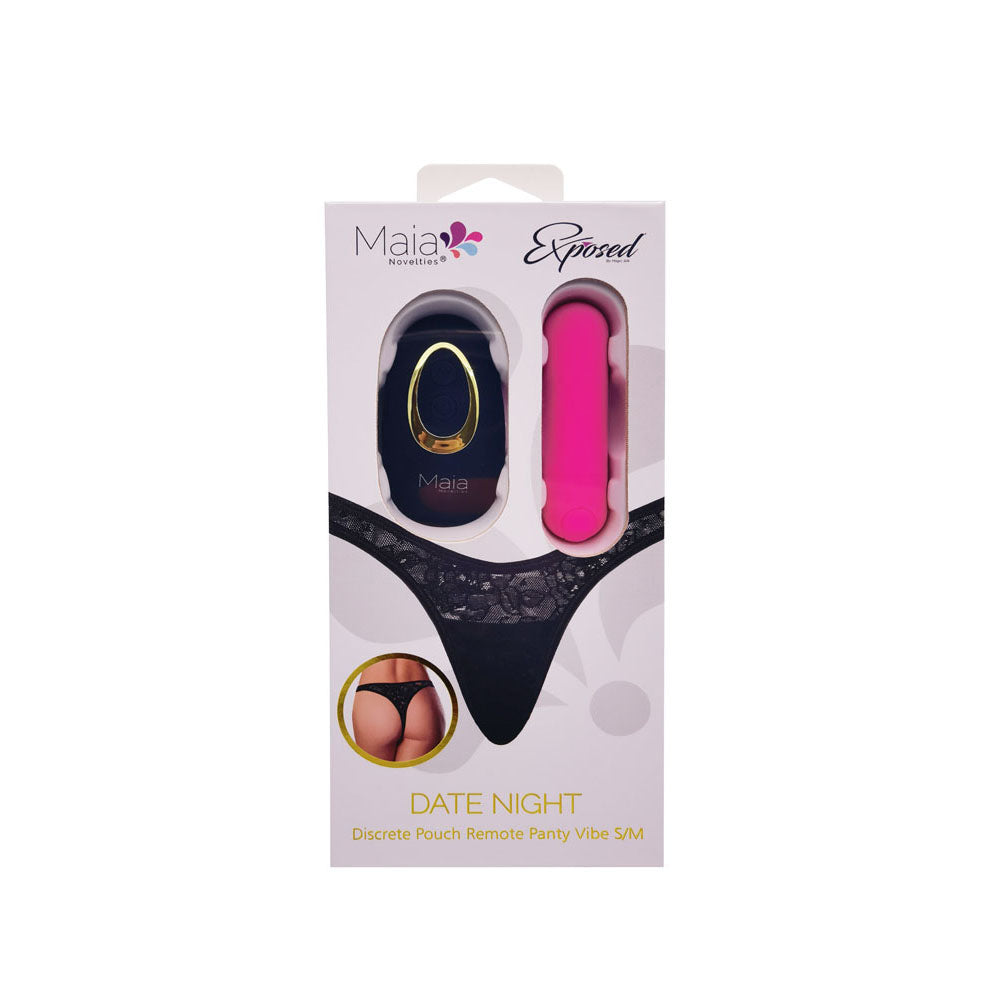 Maia Date Night Panty Vibe - S/M Panty with Bullet > Sex Toys For Ladies > Panty Vibes - Tophatter Daily Deals