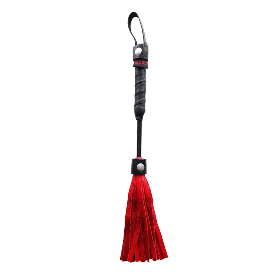 Rouge Mini Leather Flogger Red > Bondage Gear > Whips & Floggers - Tophatter Daily Deals