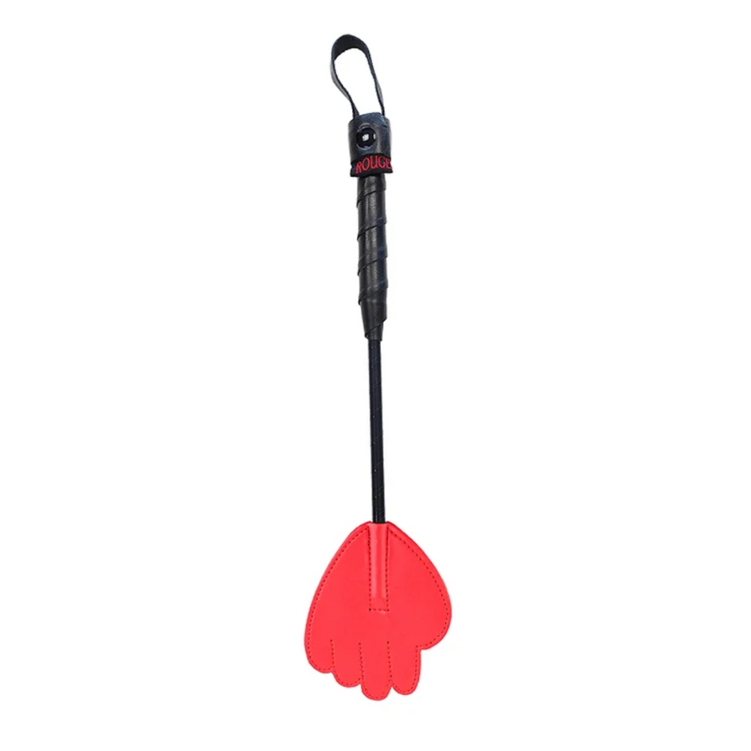 Rouge Mini Leather Hand Crop Paddle Red > Bondage Gear > Crops - Tophatter Daily Deals