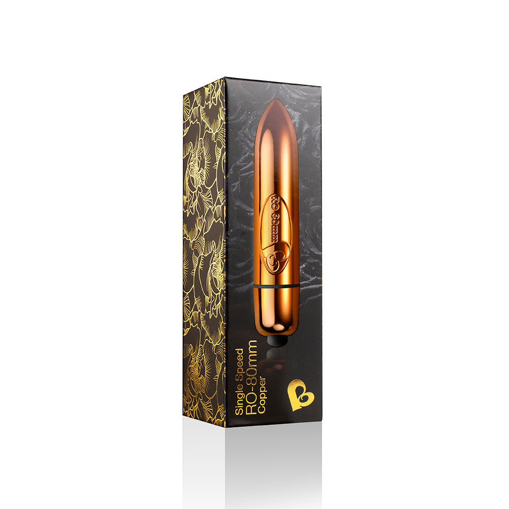 RO-80 Single Speed Bullet Copper Waterproof Vibrator > Vibrators > Mini Vibrators - Tophatter Daily Deals