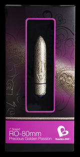 RO-80mm 7 Speed Precious Rose Gold Vibrating Bullet Toy > Vibrators > Mini Vibrators - Tophatter Daily Deals