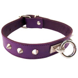 Rouge Garments Studded Collar – Leather Adjustable 19 Inch Collar > Bondage Gear > Collars & Leashes - Tophatter Daily Deals