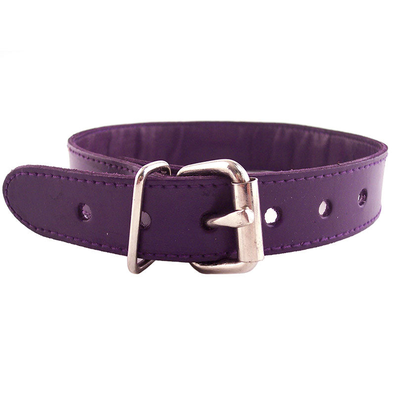 Rouge Garments Studded Collar – Leather Adjustable 19 Inch Collar > Bondage Gear > Collars & Leashes - Tophatter Daily Deals