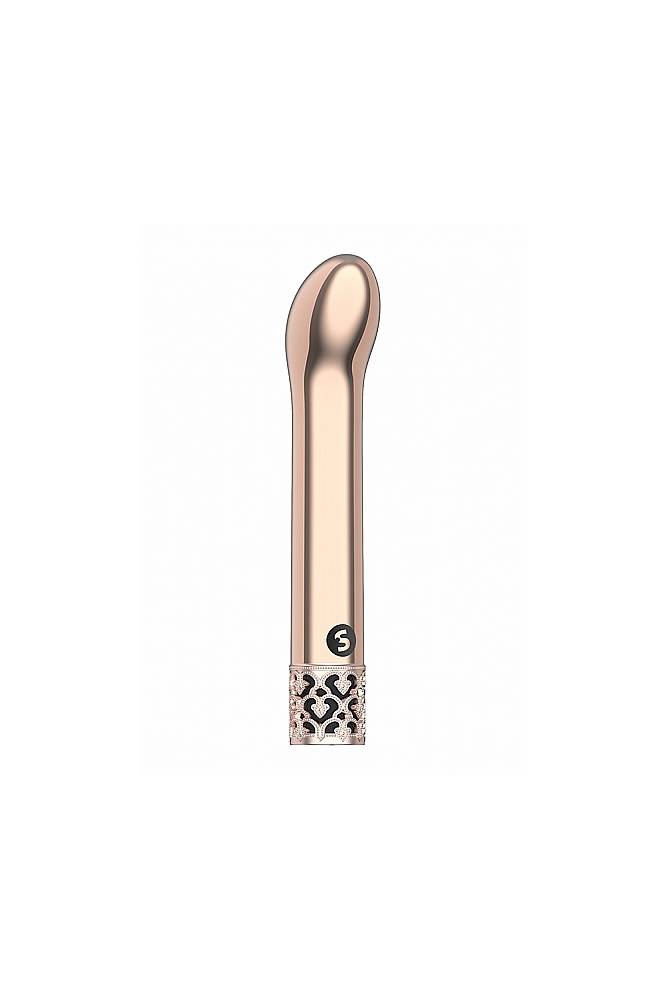 Shots - Royal Gems - Jewel Rechargeable Bullet Vibrator - Rose Gold Sex Toy - Tophatter Daily Deals