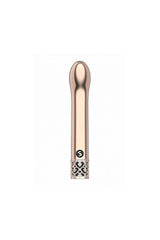 Shots - Royal Gems - Jewel Rechargeable Bullet Vibrator - Rose Gold Sex Toy - Tophatter Daily Deals