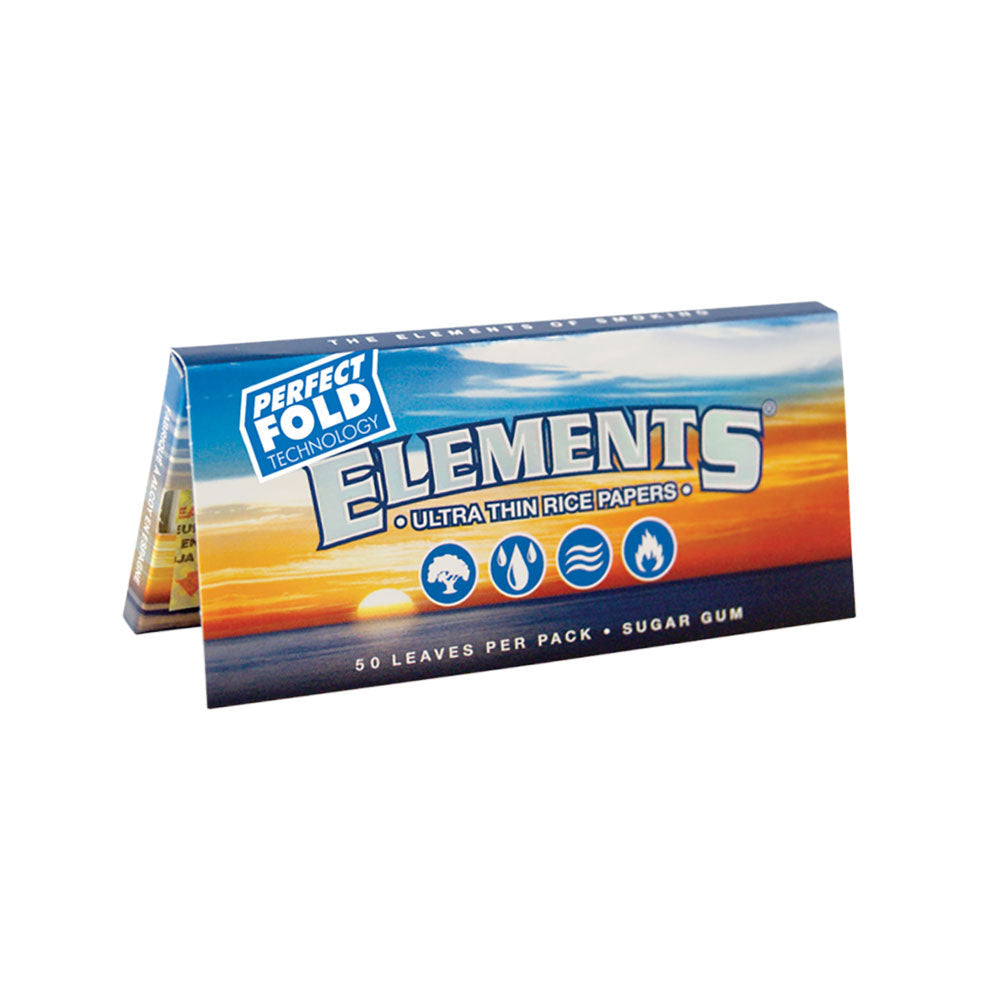 Elements Perfect Fold Rice Rolling Papers | 1 1/4 Inch Rolling Papers - Tophatter Daily Deals