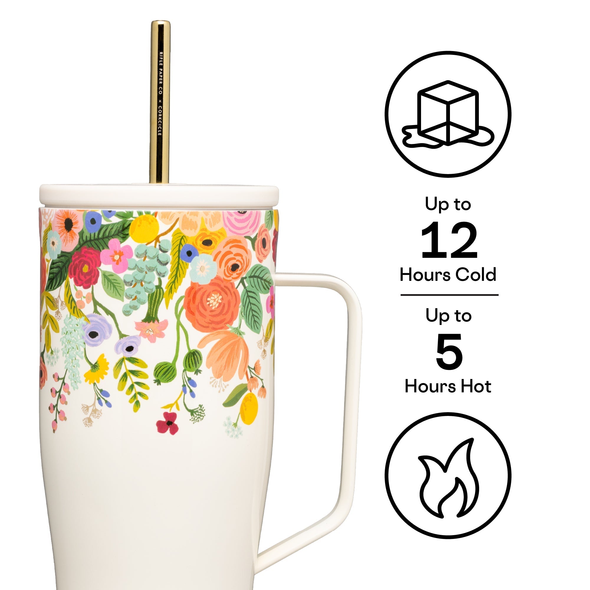 Rifle Paper Co. Cold Cup XL by CORKCICLE. Cold Cup XL - Tophatter Daily Deals