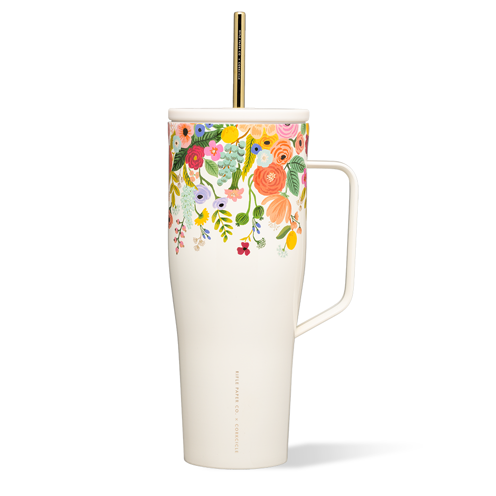Rifle Paper Co. Cold Cup XL by CORKCICLE. Garden Party 30oz Cold Cup XL - Tophatter Daily Deals