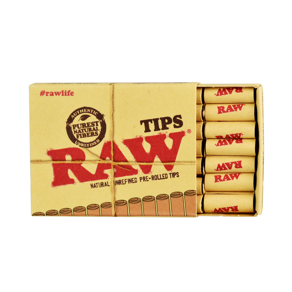 RAW Pre-Rolled Tips Single Pack (21 Tips) Rolling Tips - Tophatter Daily Deals