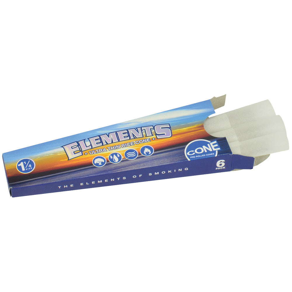 Elements Ultra Thin Rice Cones Pre-Rolled Cones - Tophatter Daily Deals