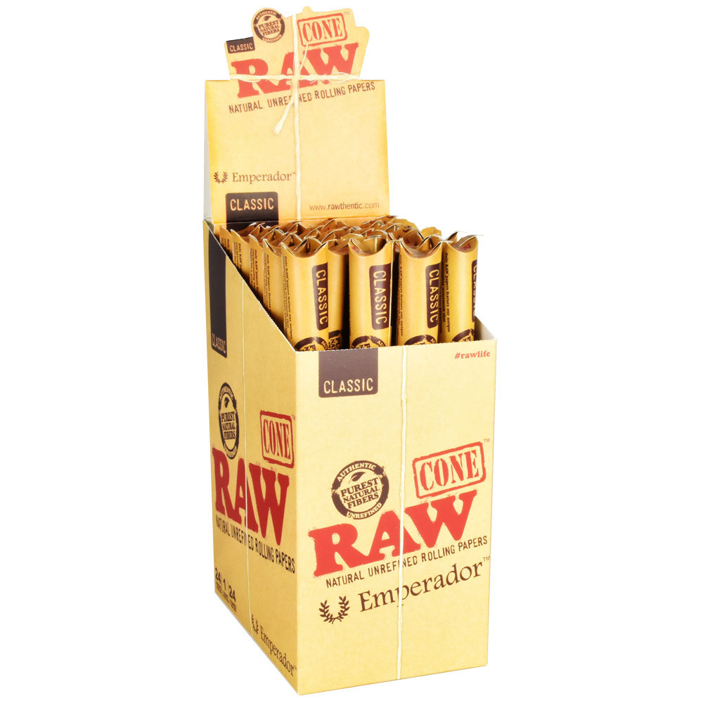 RAW Classic Emperador Cones Default Title Pre-Rolled Cones - Tophatter Daily Deals