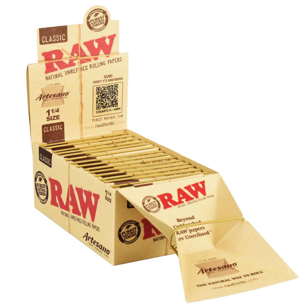 RAW Artesano Rolling Papers Full Box (15 Booklets) Rolling Papers - Tophatter Daily Deals