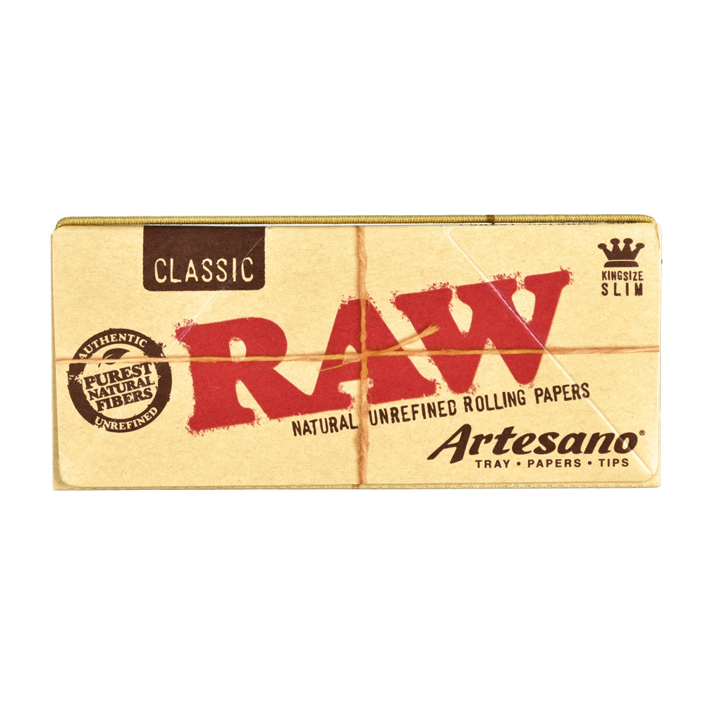 RAW Artesano Kingsize Slim Rolling Papers Rolling Papers - Tophatter Daily Deals