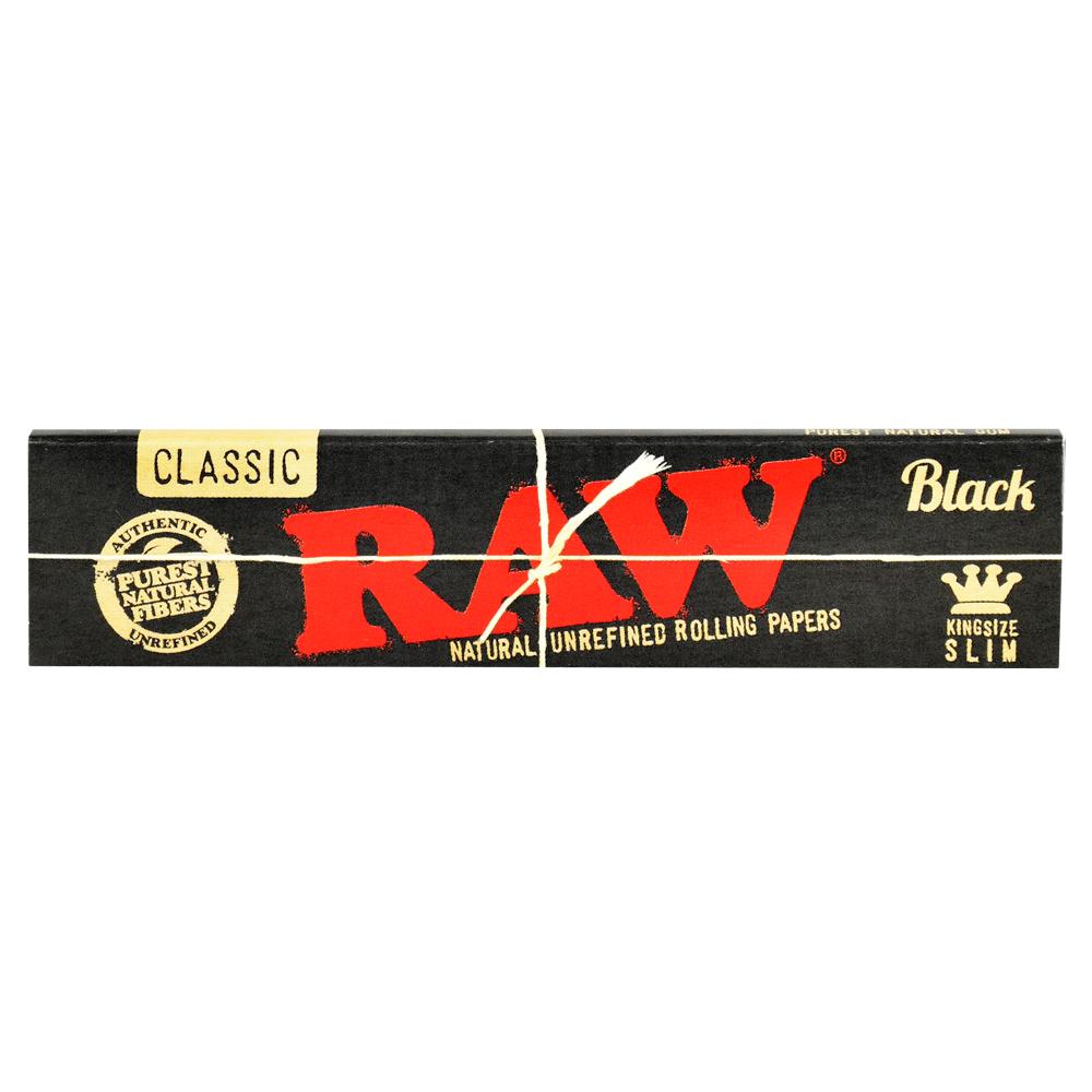 RAW Black Classic Rolling Papers Rolling Papers - Tophatter Daily Deals