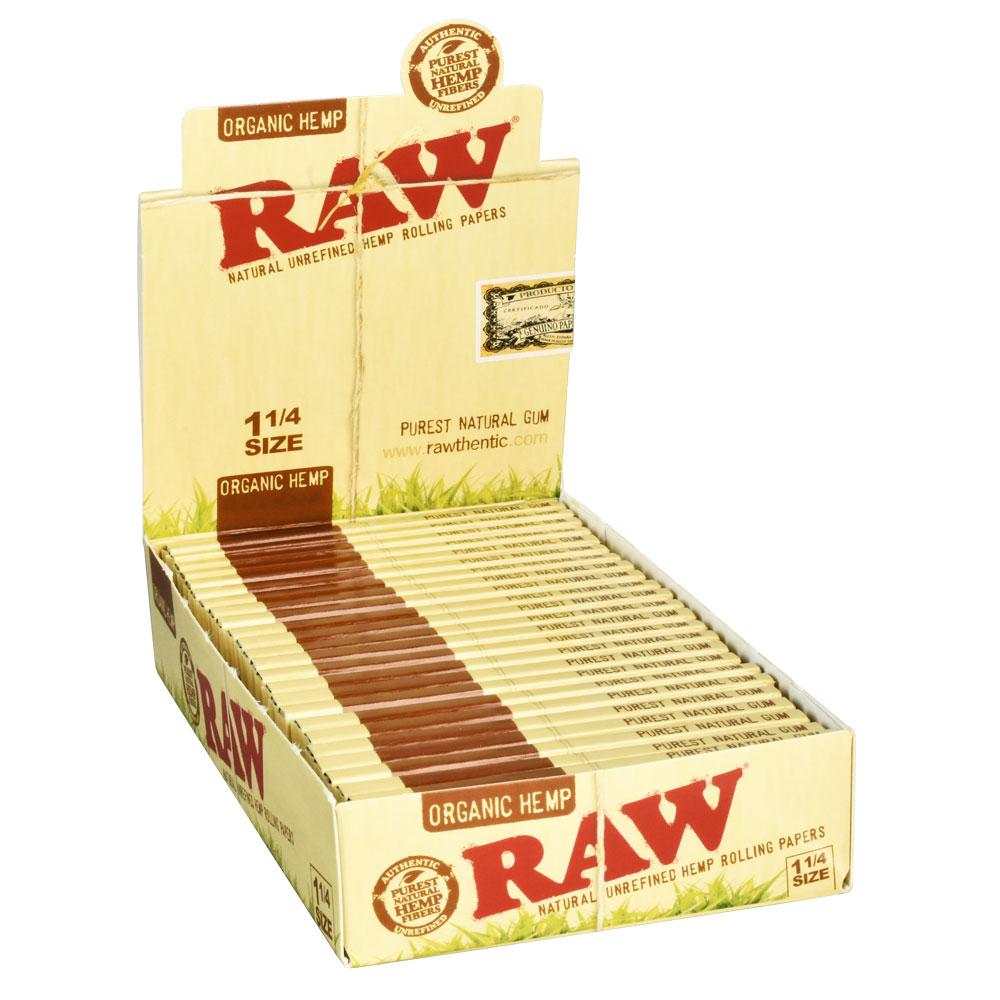 RAW Organic Rolling Papers 1 1 4" Rolling Papers - Tophatter Daily Deals
