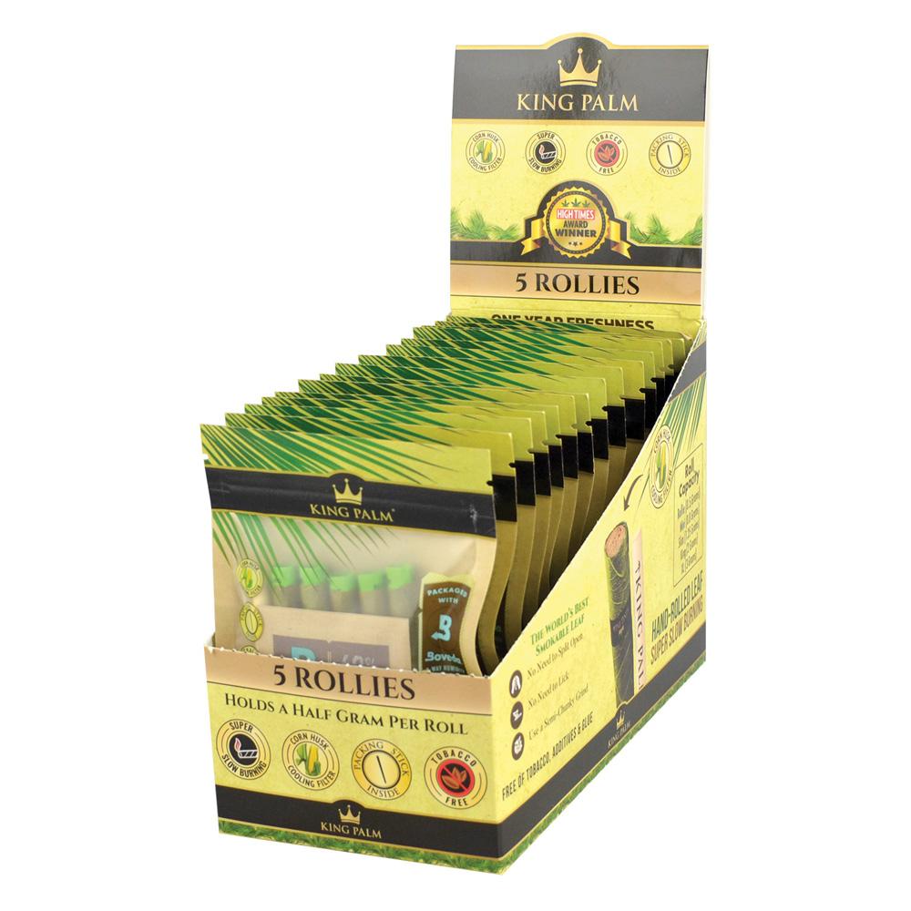 King Palm Leaf Rolls | Rollie 5 Pack Blunt Wraps & Leaf Rolls - Tophatter Daily Deals