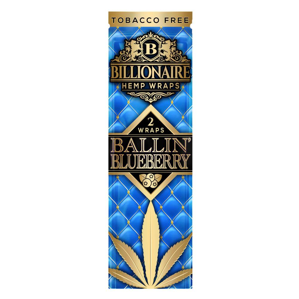 Billionaire Blunt Wraps Ballin Blueberry Blunt Wraps & Leaf Rolls - Tophatter Daily Deals
