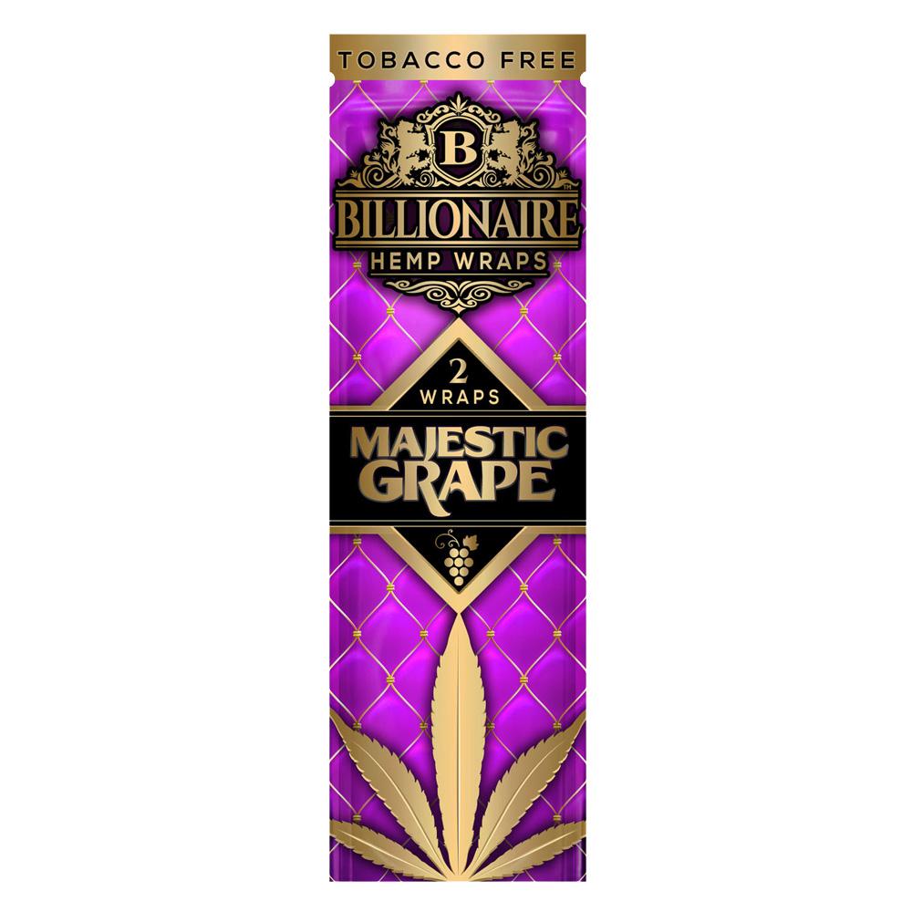 Billionaire Blunt Wraps Majestic Grape Blunt Wraps & Leaf Rolls - Tophatter Daily Deals
